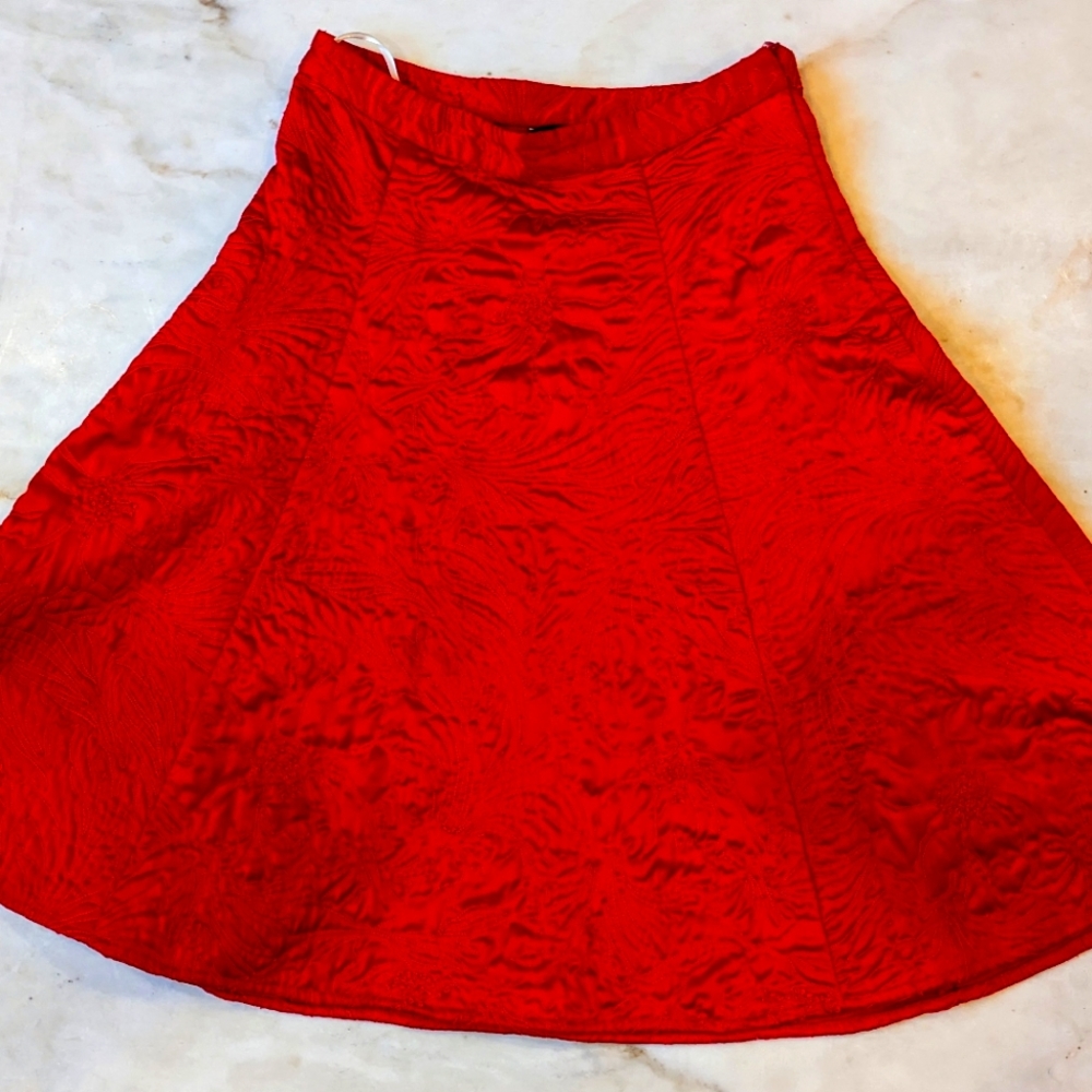 Quilted circle skirt
